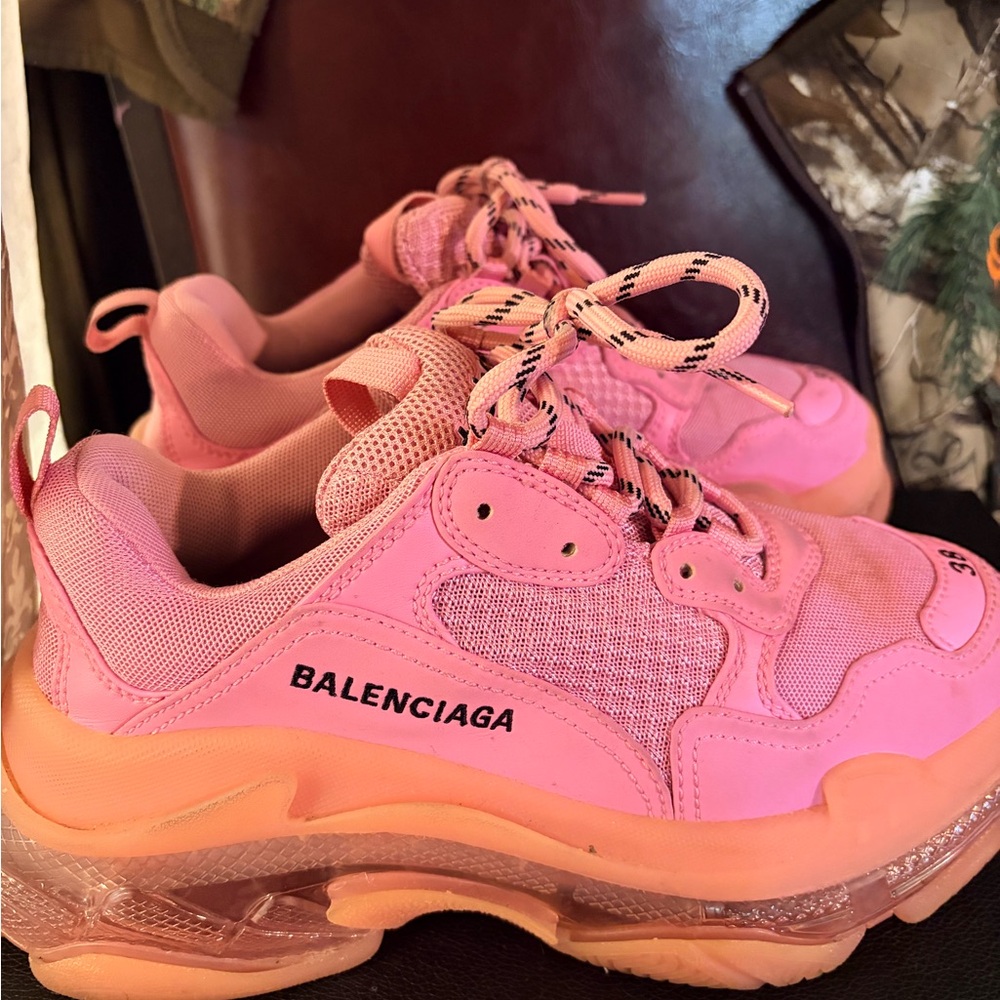 Balenciaga Pink Chunky Women's Sneakers